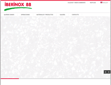 Tablet Screenshot of iberinox88.com